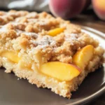 Easy Italian Peach Crumb Cake