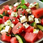 Greek Watermelon Salad