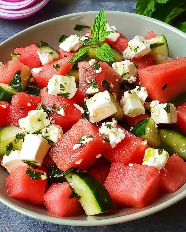 Greek Watermelon Salad