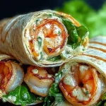 Grilled Shrimp Caesar Wraps