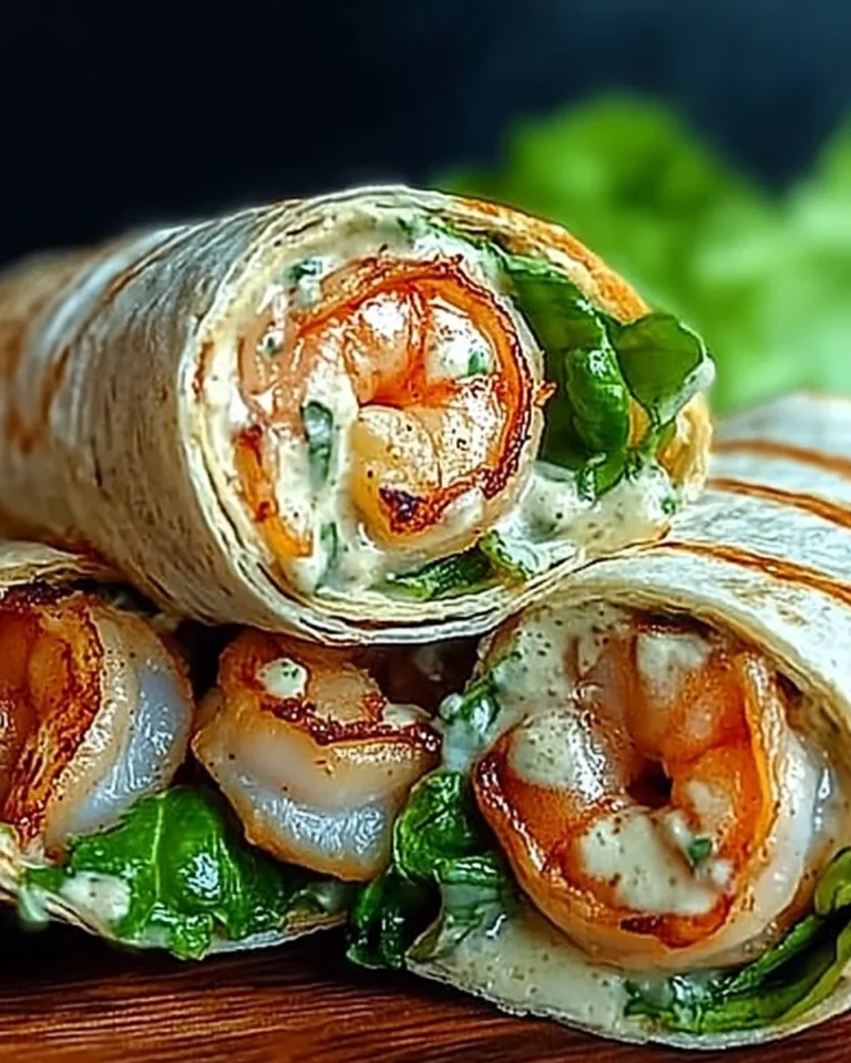 Grilled Shrimp Caesar Wraps