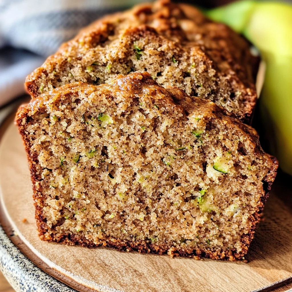 Healthy Zucchini Banana Bread