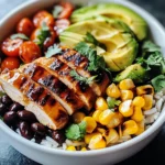 Honey Chipotle Chicken Rice Bowls