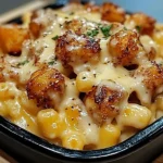 Honey Pepper Chicken Mac and Cheese