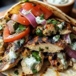 Mediterranean Chicken Gyro with Tzatziki Sauce