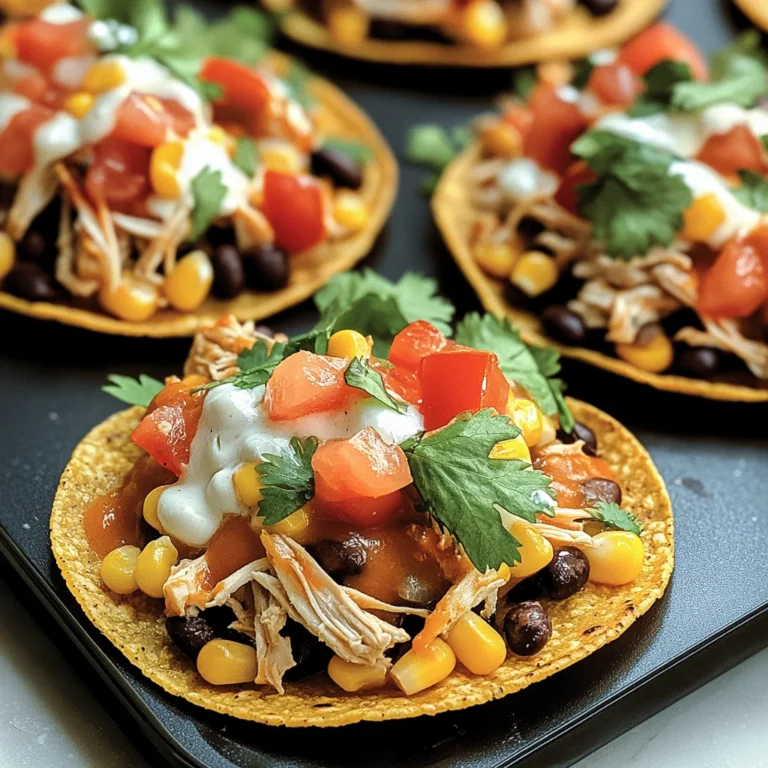 Mexican Rotisserie Chicken Tostadas