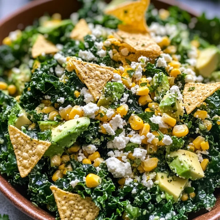 Mexican Street Corn Kale Salad