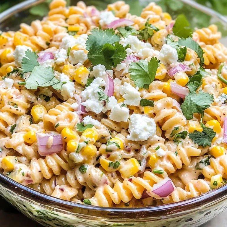 Mexican Street Corn Pasta Salad