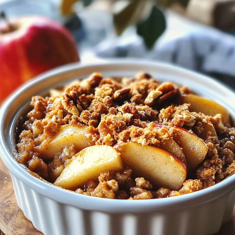 Mini Apple Walnut Crumble