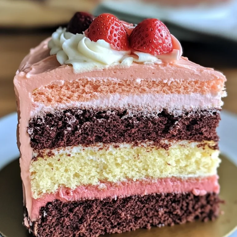 Neapolitan Cake
