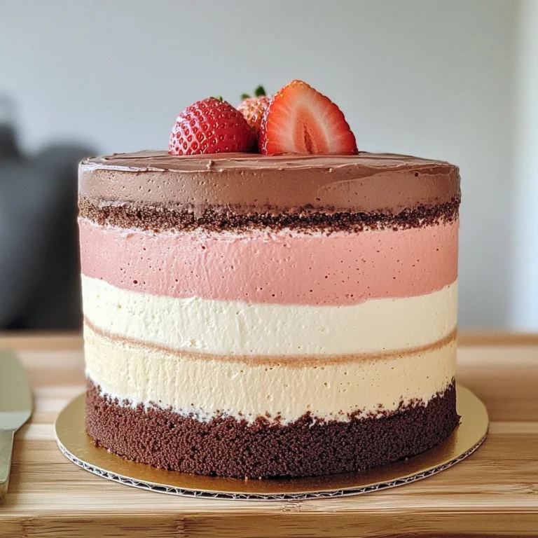 Neapolitan Cake