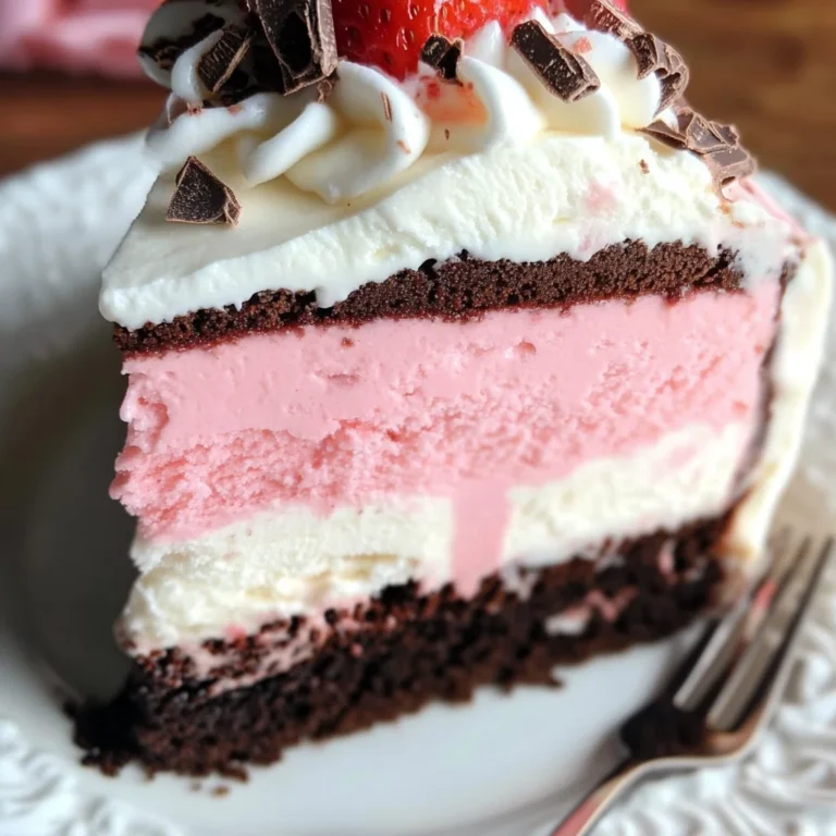 Neapolitan Ice Cream Cake
