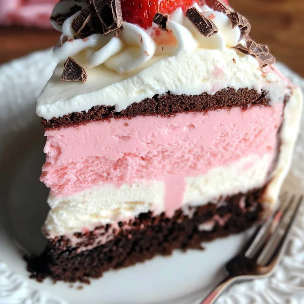 Neapolitan Ice Cream Cake