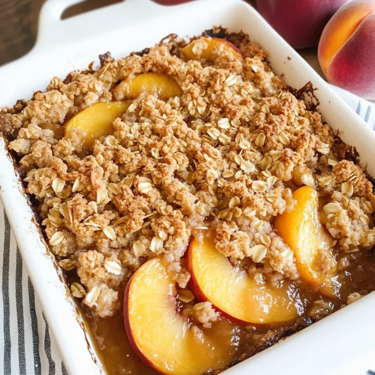 Peach Crisp