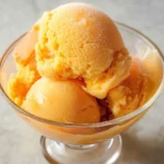 The Best Peach Sorbet Without Ice Cream Maker