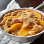 The Easiest Southern Peach Cobbler