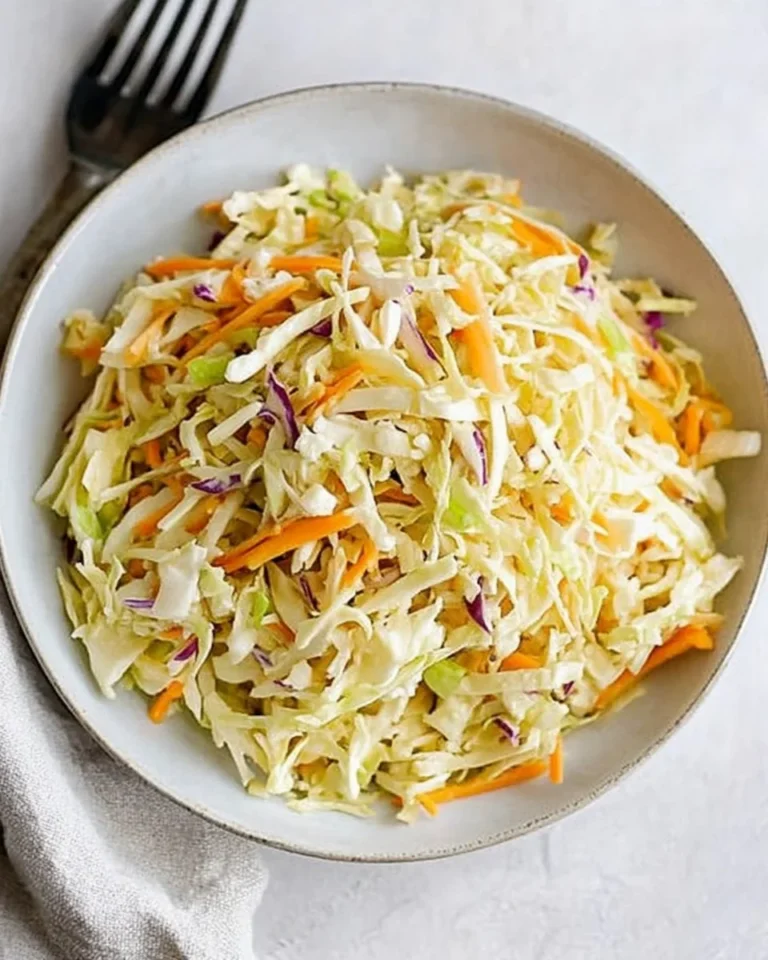 Vinegar Coleslaw Recipe (No Mayo Coleslaw)