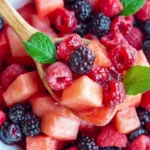 Watermelon Berry Fruit Salad