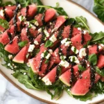 Watermelon , Arugula, & Feta Salad