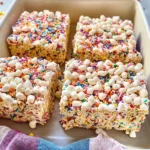 Cake Batter Rice Krispie Treats
