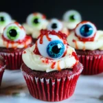 Halloween Augapfel Cupcakes