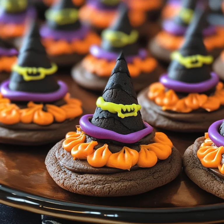 Halloween Witch Hat Cookies
