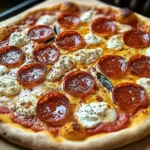 Hot Honey Pepperoni Ricotta Pizza : A Pizza Recipe