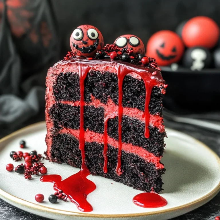 Spooky Halloween Marble Cake