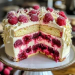 White Chocolate Raspberry Dream Cake : A Heavenly Dessert