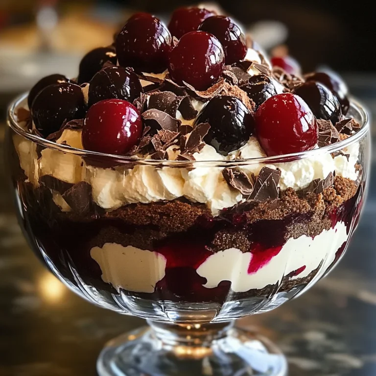 Black Forest Trifle for Christmas