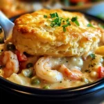 Cheddar Bay Biscuit Seafood Pot Pie: An Incredible Comforting Delight