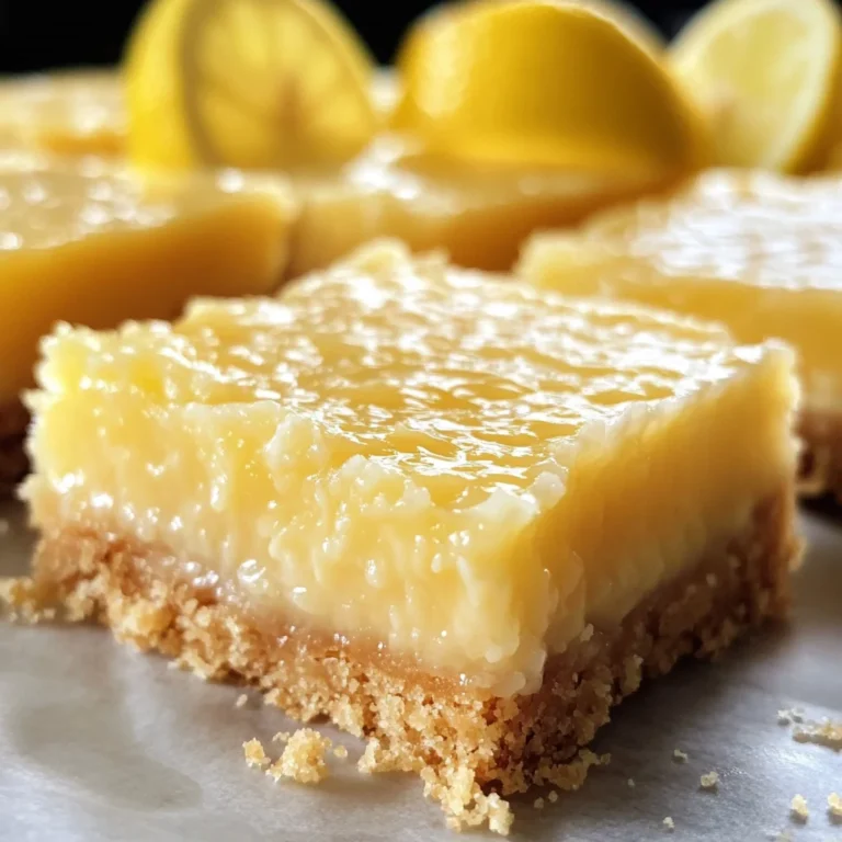 Creamy Lemon Squares