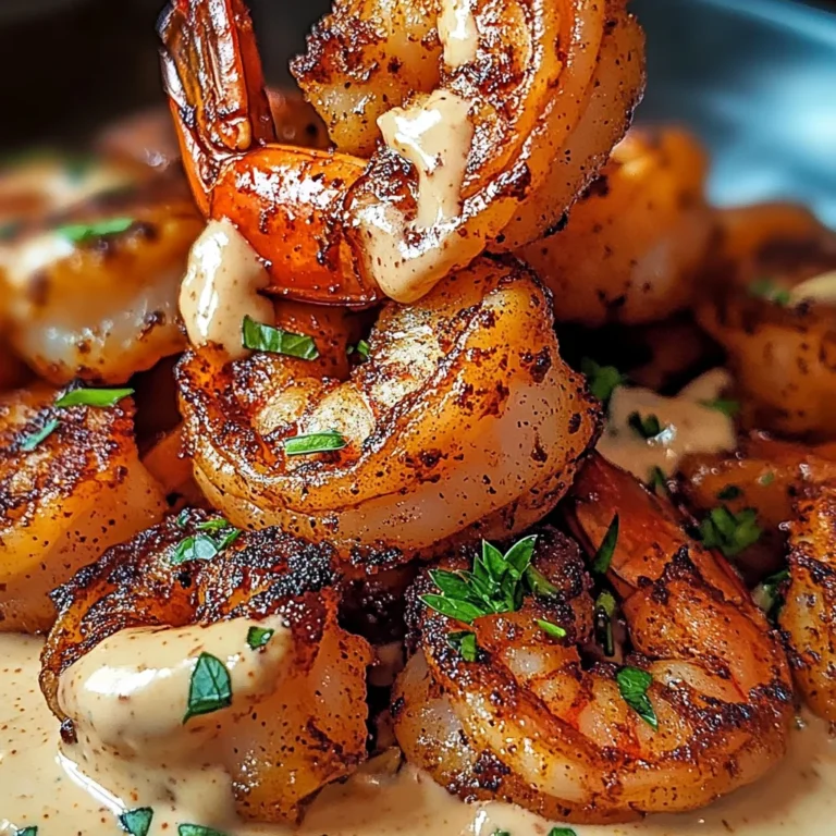Crispy Cajun Shrimp with Creamy Sauce
