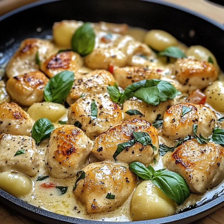 Garlic Chicken Gnocchi Skillet: A 30-Minute Wonder!