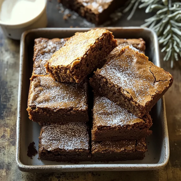 Gingerbread Brownies