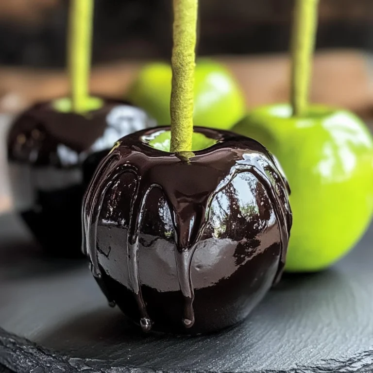 Poison Toffee Apples for Halloween