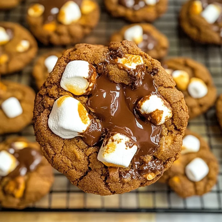 Pumpkin S'mores Cookies