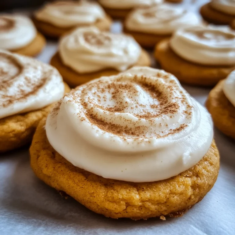 Pumpkin Sugar Cookies with Cream Cheese Frosting
