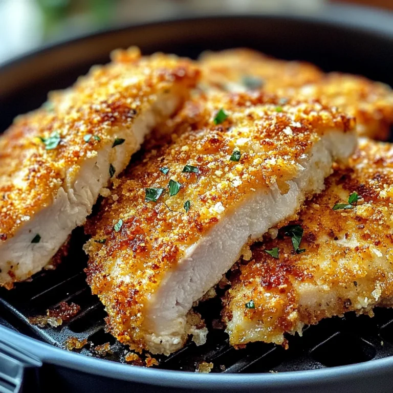 Air Fryer Parmesan Crusted Chicken