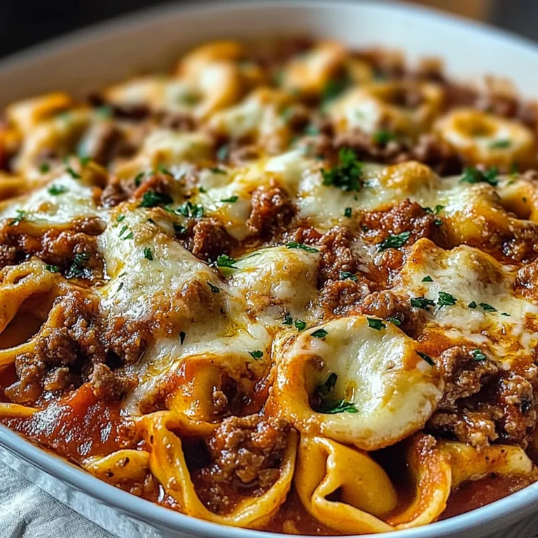 Beefy Tortellini Bake
