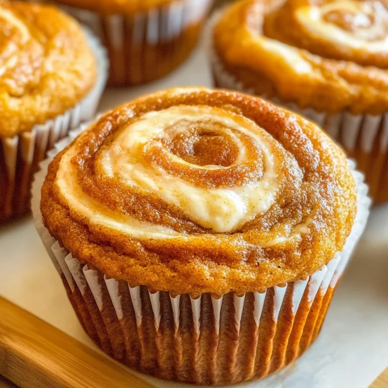 Best Swirled Pumpkin Cream Cheese Muffins
