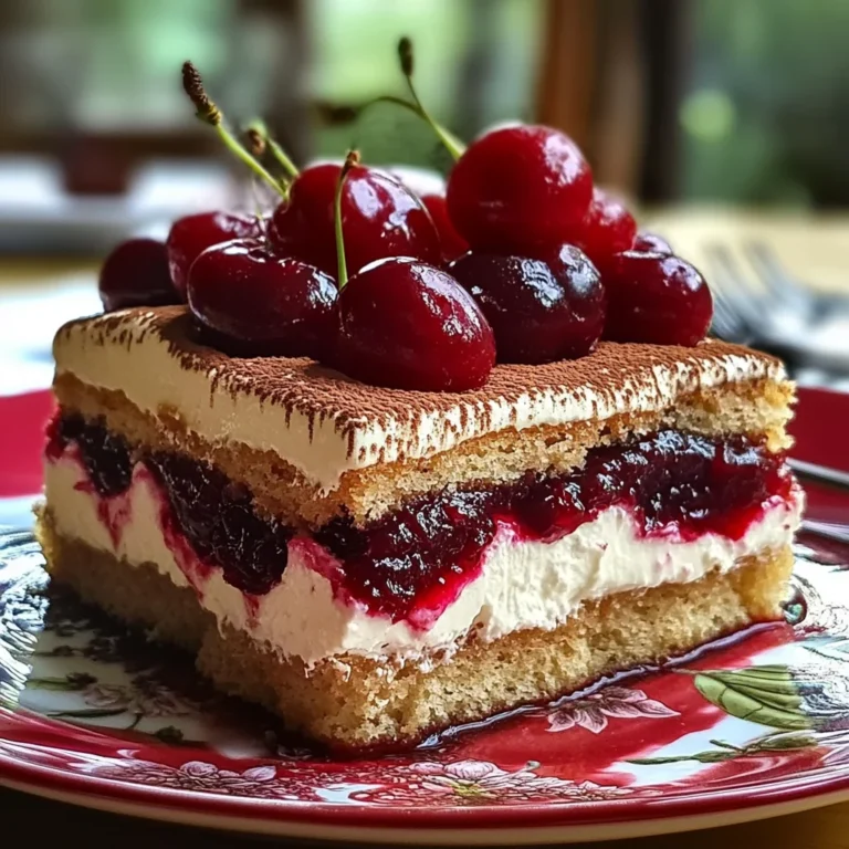 Cherry Amaretto Tiramisu Dessert: A Decadent Twist on a Classic Italian Treat