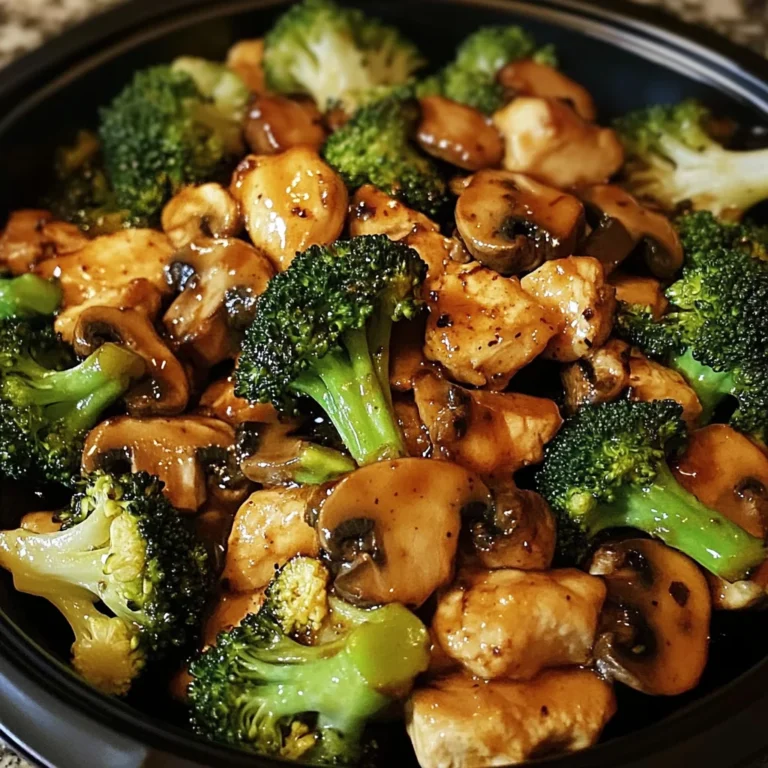 Chicken, Broccoli & Mushroom Stir-Fry