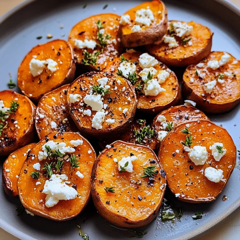 Delicious Honey Feta Sweet Potato Rounds Recipe for Any Meal