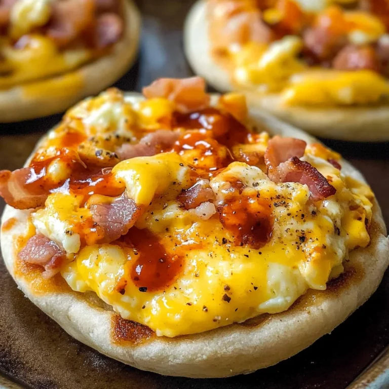 English Muffin Breakfast Pizzas