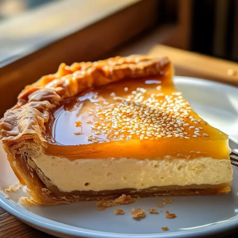 Golden Greek Honey Pie (Melopita)