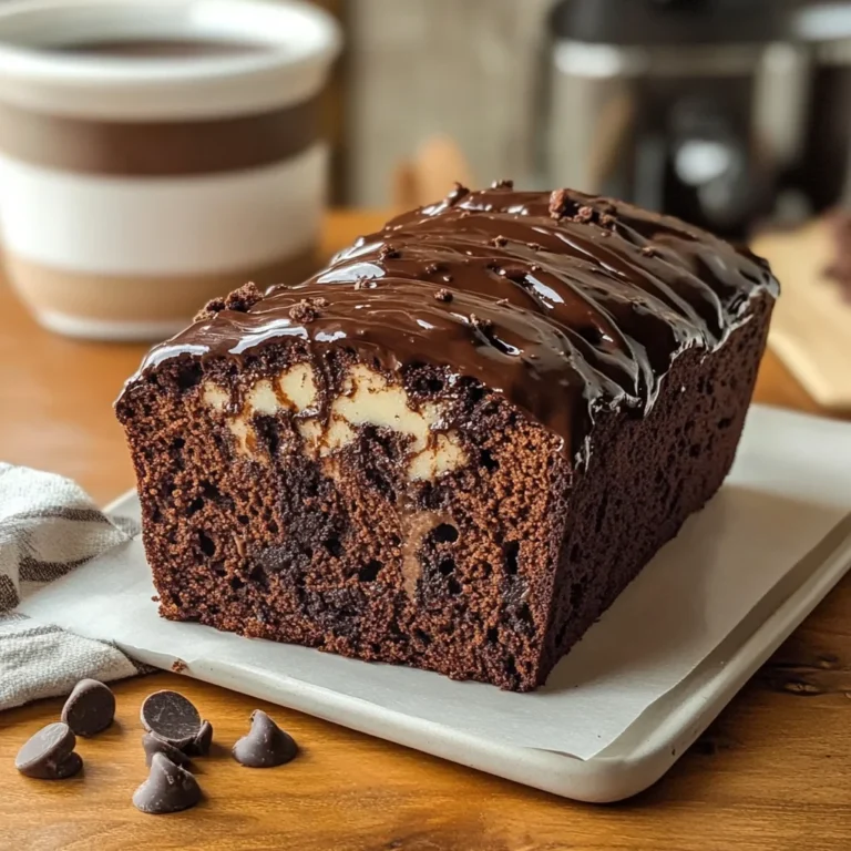 Hot Fudge Brownie Bread