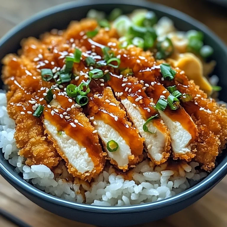 Japanese Katsu Bowls with Tonkatsu Sauce
