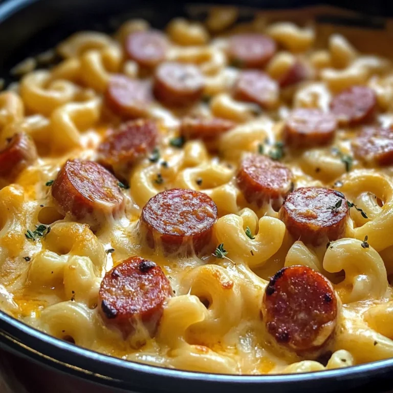 One-Pot Kielbasa Mac and Cheese