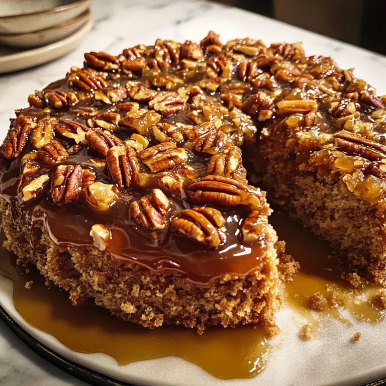 Pecan Upside Down Cake
